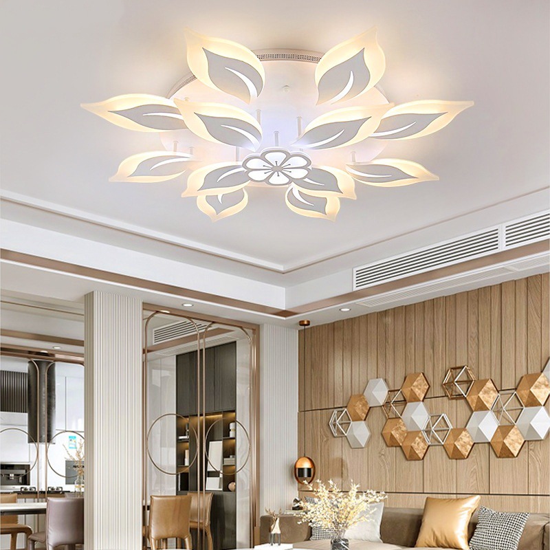 Mini moderno dormitorio principal creativo hogar acrílico techo lámpara nueva lámpara de sala de estar Tmall iluminación genio led