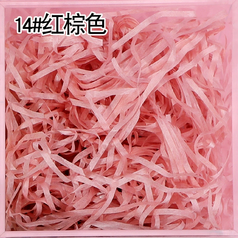 Плотный обложной карт зубчик raffia порванная бумага шелк 50g 30g бумага шелк упаковочная подарочная коробка декор заполнение цветной стружкой бумажные полоски