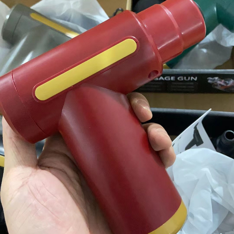 迷你筋膜枪多功能肌肉放松全身小型按摩器静音电动肩颈按摩改装头|undefined