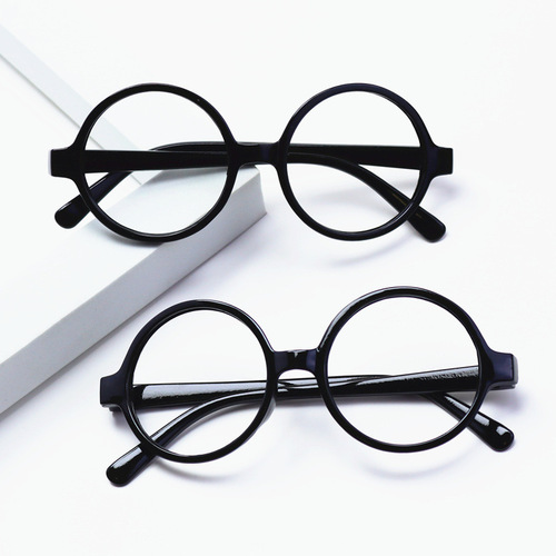 Harry Potter Round Rimless Frame Eyeglass Decor Party Glasses for Men and Women, Available in Stock