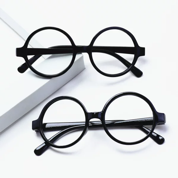 Harry Potter Glasses Frame Round Transparent Lensless Glasses Frame Decorative Party Dance Glasses Frame