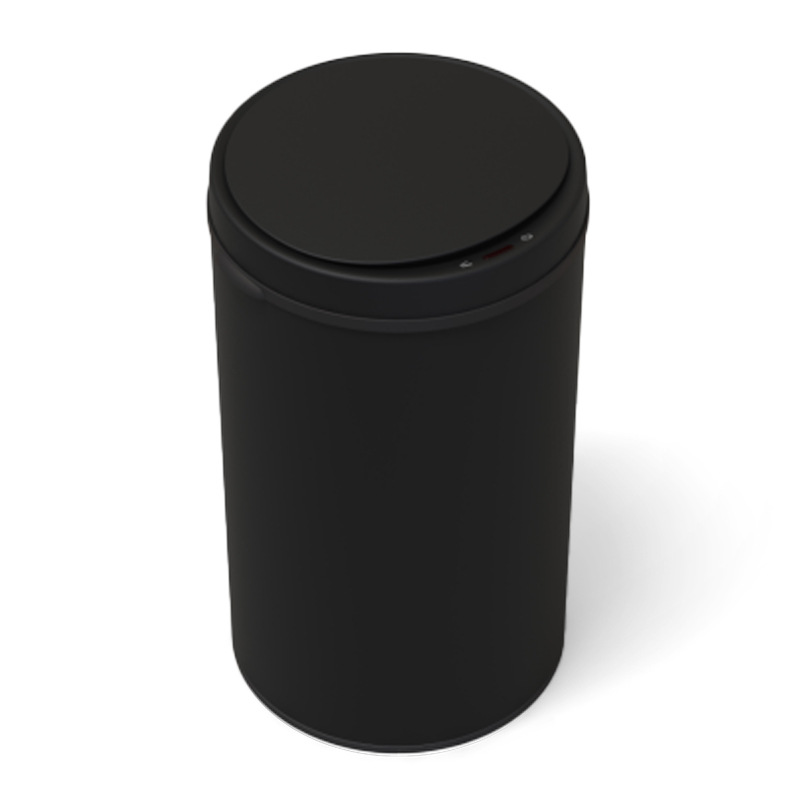 Basurero redondo inteligente de acero inoxidable 50L / 60L / 70L / 80L de gran capacidad de cocina de detección automática