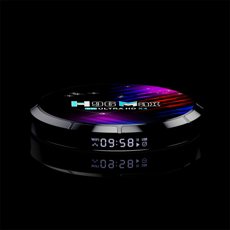 H96 MAX X4 Android сет-топ бокс S905X4 двухдиапазонный Wi‑Fi + BT Android 11.0 ТВ-бокс