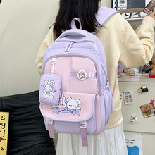 书包女孩2025新款轻便大容量小学生时尚双肩包气质可爱小清新背包