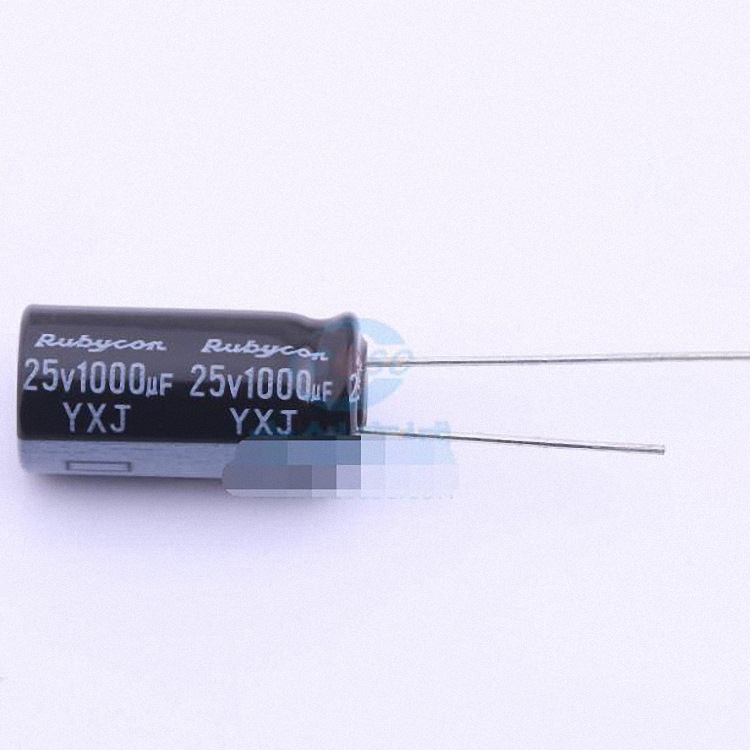 25YXJ1000MFFC10X20 参数 1000uF 25V 引线型铝电解电容