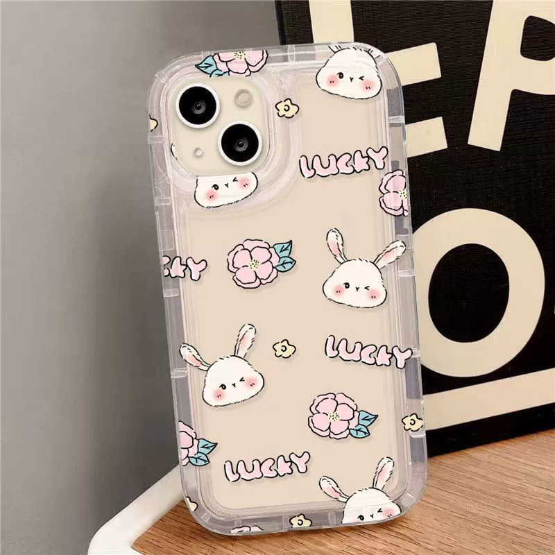 Apple, кролик, чехол для телефона, iPhone14 Pro, iPhone12, цветной, 16promax, 13, стиль высокого качества, оптом