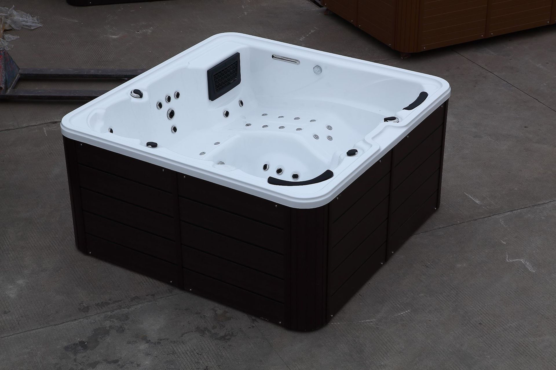 Acrílico piscina al aire libre jacuzzi masaje surf inteligente bañera termostática 6 personas spa spa spa piscina