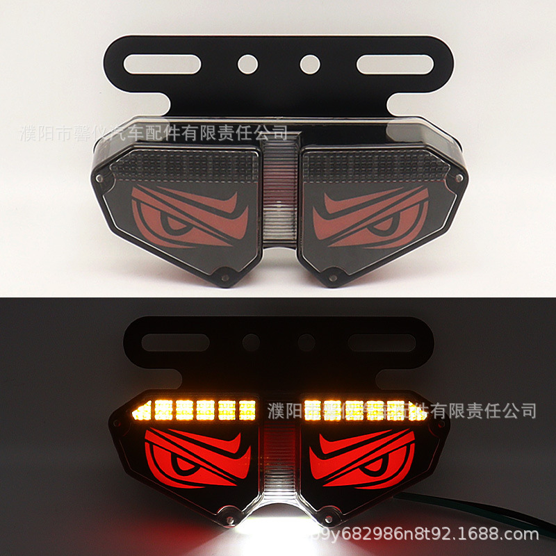 24V Truck Devil Eye Side Light New Angel Eye Waterproof Led Super Bright Lighting with Steering Semi-Trailer Waist Light