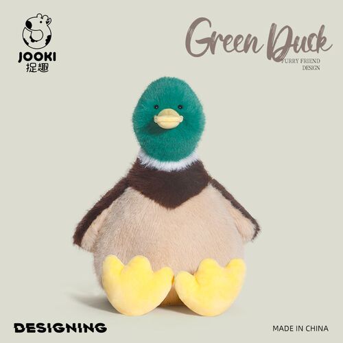 Ladom Plush Duck Stuffed Animal Duck Figurine Doll Sleeping Pillow Gift for Girls Women Ins Style