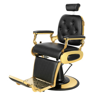 Barber Hairdressing Chair Can Be Tilted Down, Hair Cutting Chair, Tattoo Chair, Shaving Chair, Men's Oil Head Chair, Barber Shop Large Chair