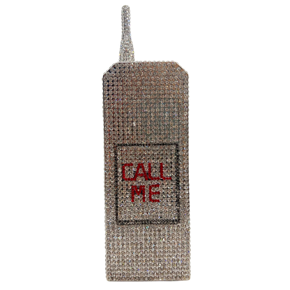 Nuevo gran hermano transfronterizo modelado teléfono bolsas de cena con diamantes nicho de diseño de bolsas de mano de mujeres bolsas de vestido de fiesta