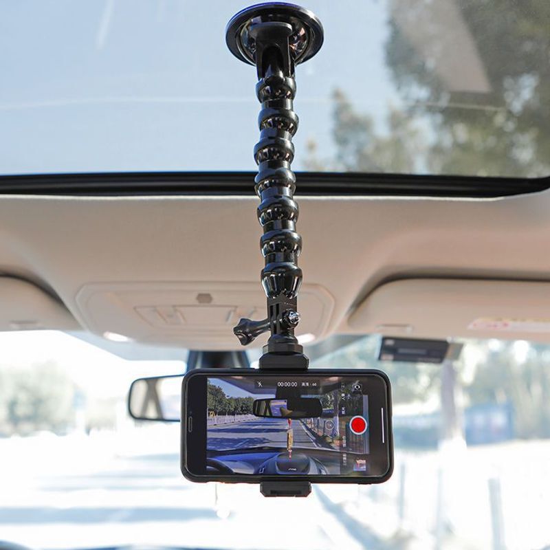 Suction Cup Phone Holder Car Mount for In-Car Perspective Video Shooting, Large Suction Cup Type Fixed Mount Wholesale Suction Cup Phone Holder Car Mount for In-Car Perspective Video Shooting, Large Suction Cup Type Fixed Mount Wholesale