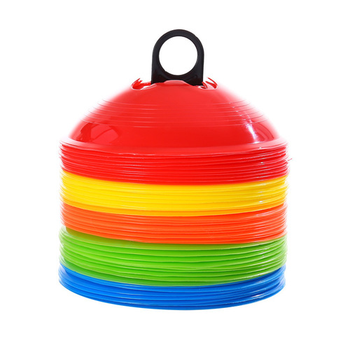 Logo disc football training flower mouth logo disc obstacle logo cone basketball training equipment cone-shaped marker