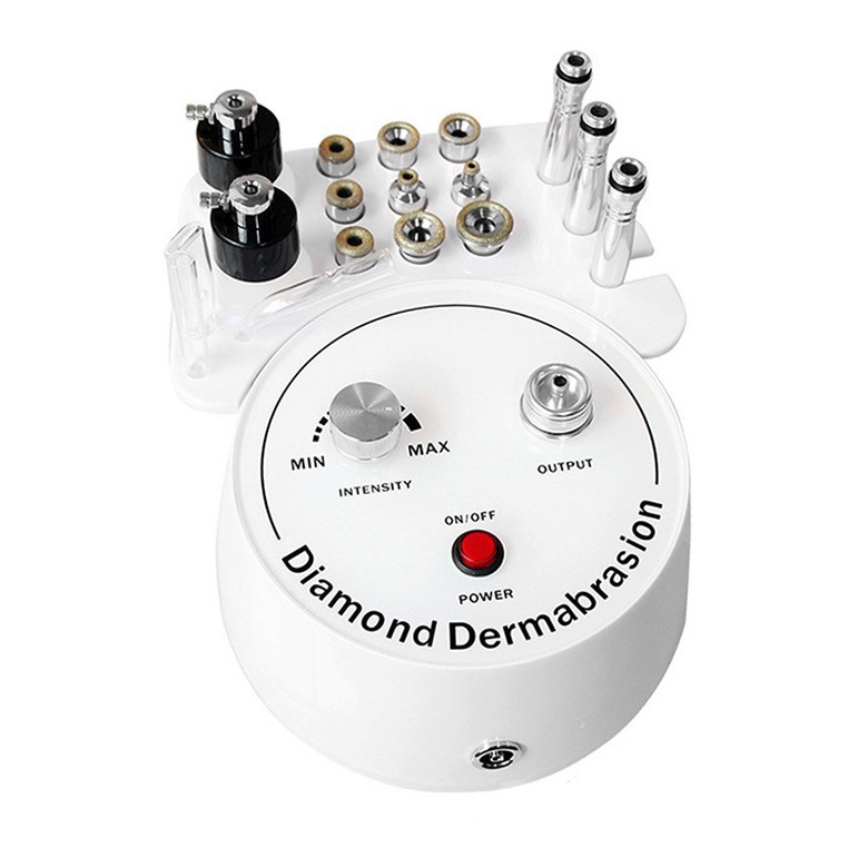 Promoción 3-en-1 diamante micro-tallado de la piel de molienda instrumento limpiador facial microcristal exfoliante Exfoliante Piel de molienda instrumento de belleza