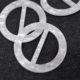 Front Yellow Resin Round Japanese Buckle Wide Side 039 Belt Buckle Belt Buckle Thickened Three Buckle