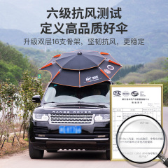 佳釣尼伏魔釣魚傘大釣傘加厚萬向魚傘雙層防暴雨防曬遮陽傘摺疊傘