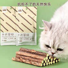 猫咪磨牙棒木天蓼成幼猫洁齿自嗨解闷猫草薄荷逗猫棒玩具猫咪零食