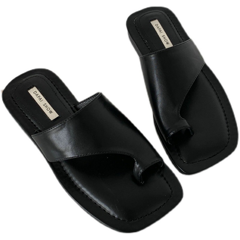 Crowdsourcing-Design, Flip-Flops für Damen mit quadratischer Zehenpartie, neue vielseitige Sommer-Strandschuhe für den Außenbereich im Jahr 2023_voghion.com