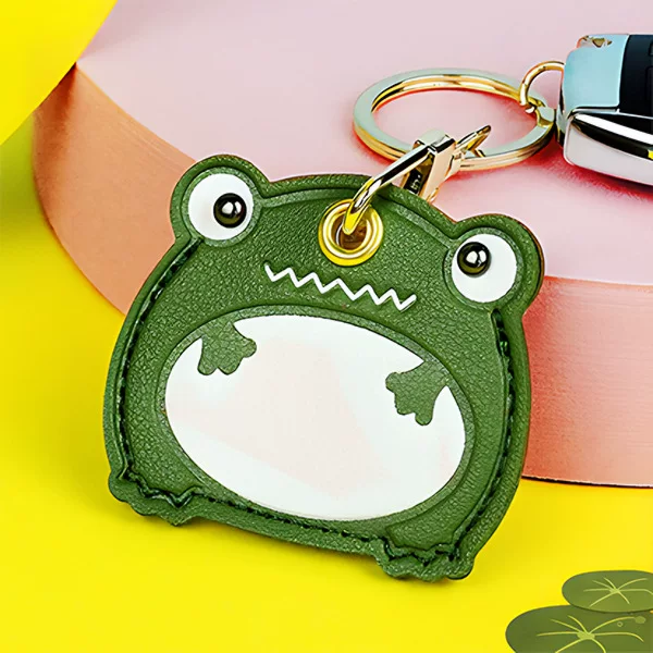 Gugu Tribal Frog Access Control Card Holder Keychain