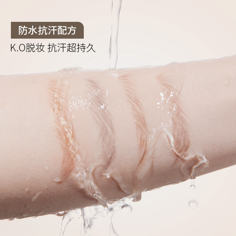 Buen maquillaje machete núcleo duro dibujo de niebla Lápiz de cejas Impermeable a prueba de sudor natural sin manchas sin marcas artista de maquillaje lápiz de cejas