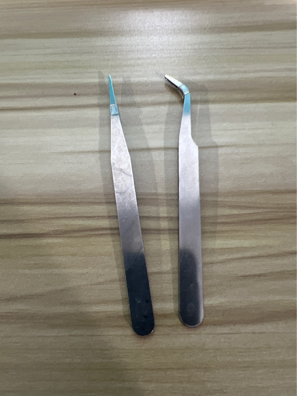 不锈钢镊子手工弯嘴镊子工具维修扁头小镊子修眉美甲点钻镊小夹子-阿里巴巴