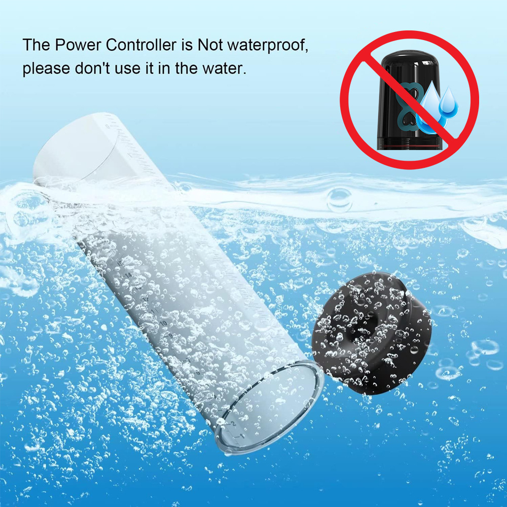 Men’s Vacuum Trainer Cup, USB Rechargeable Suction Device, Silicone Sleeve, Black — detail image 6