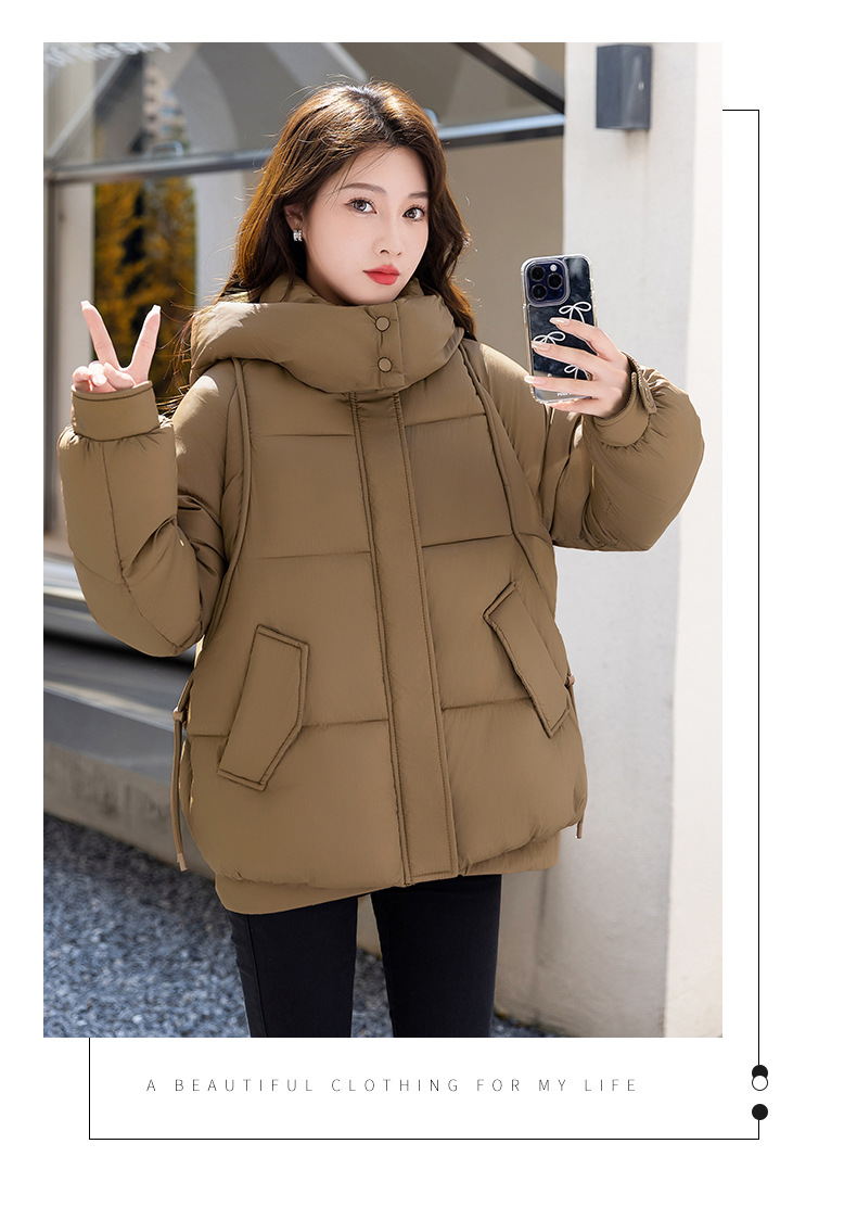 Dames donsjas modieus losvallend dik gewatteerd jasmodel_voghion.com