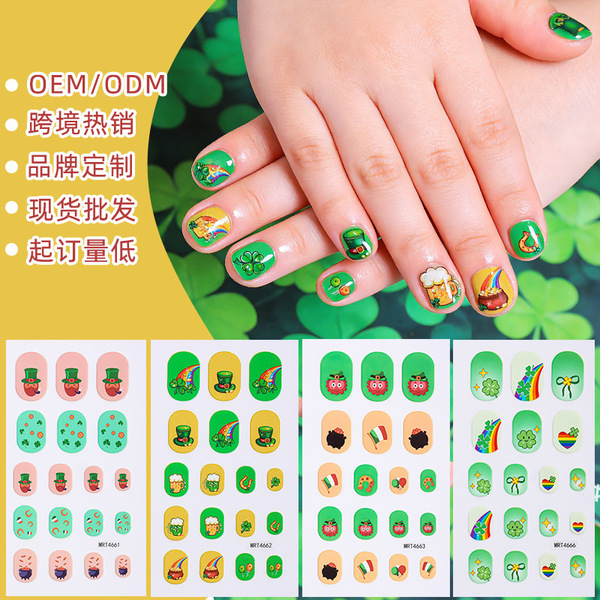 waterproof kids nail stickers
