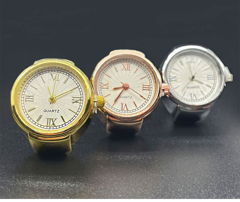 Watch Rings Classification Pointer Display Type Round Dial Shape Classic Style Number Quartz Watch Rings