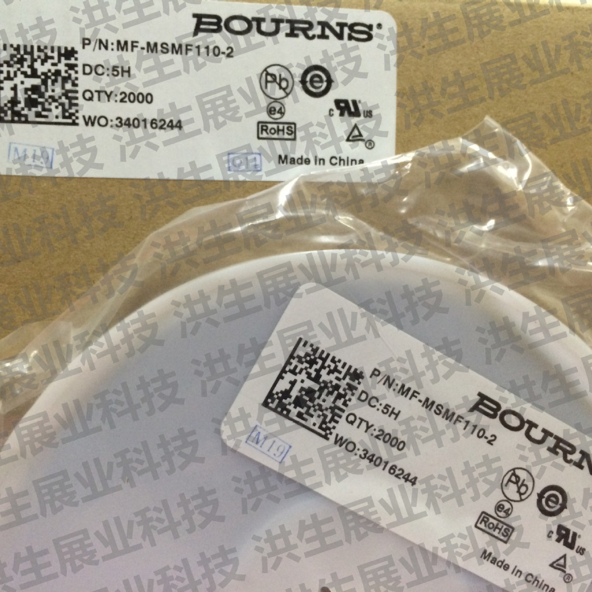 伯恩斯BOURNS MF-MSMF110/16-2 1.1A 16V 1812贴片自恢复保险丝