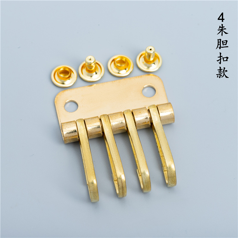 団鑫純銅の鍵列手作りdiy部品黄銅六人の鍵列は柳の釘を送って卸売りを歓迎する