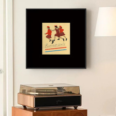 Mid-century decorative paintings, niche hallway wall art, sofa backdrop, bedside sideboard displays, and wall-mounted murals