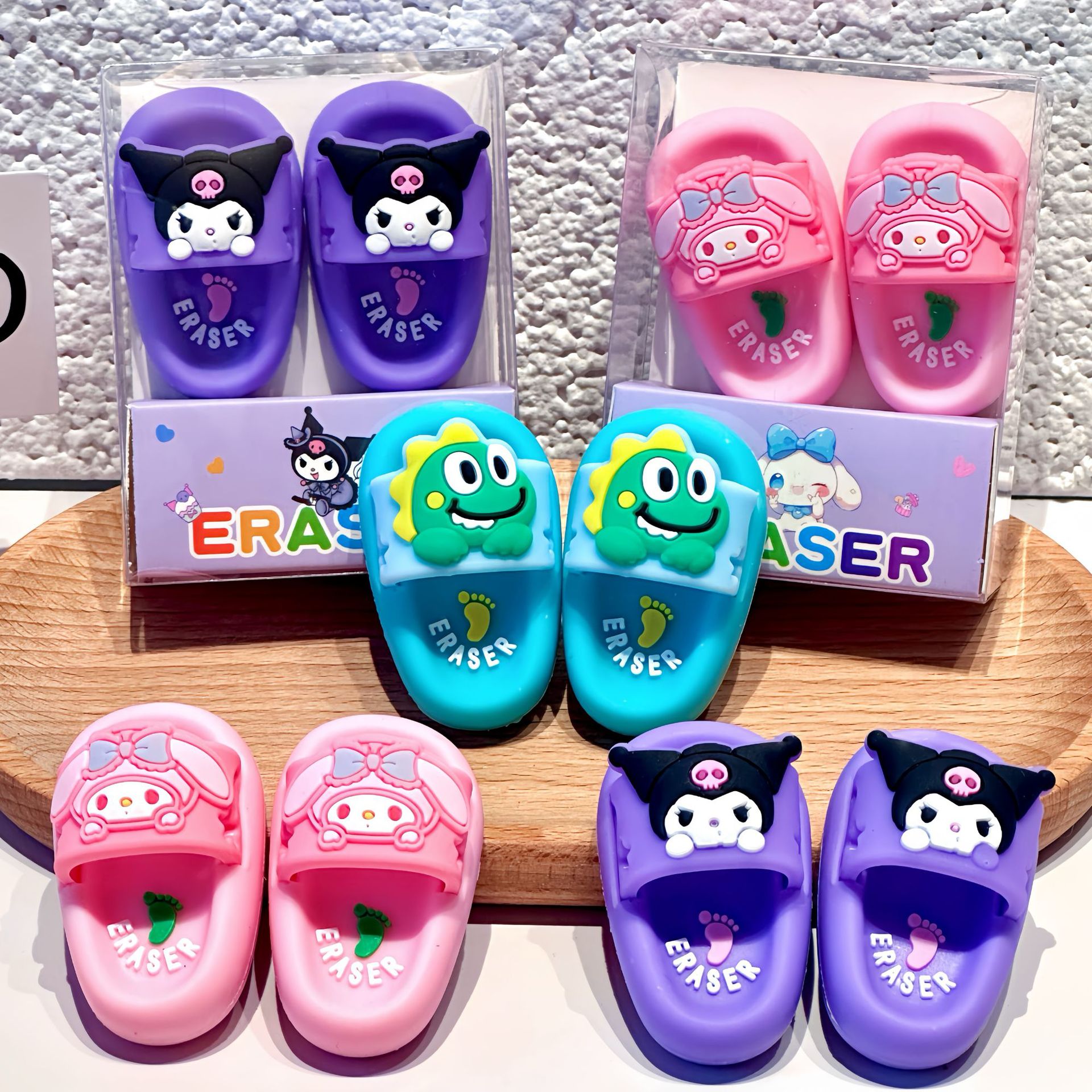 Caricatura, zapatillas, limpias, limpias