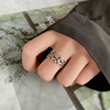 Retro ring, one size accessory, simple and elegant design, for luck