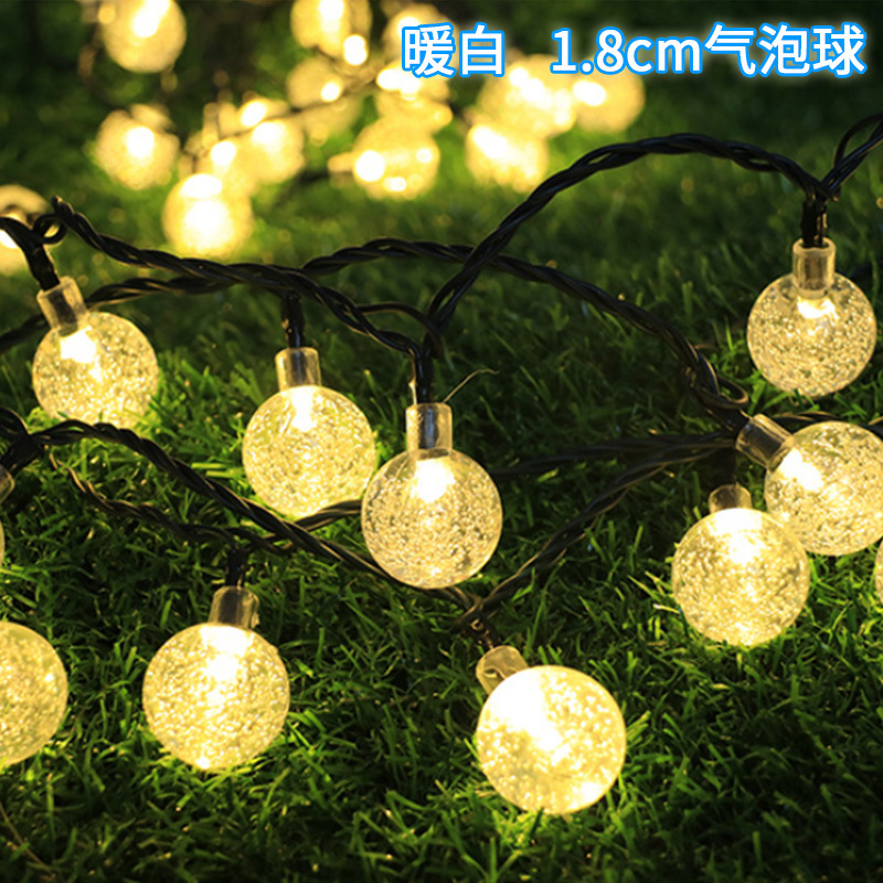 Warm white 1.8cm bubble ball