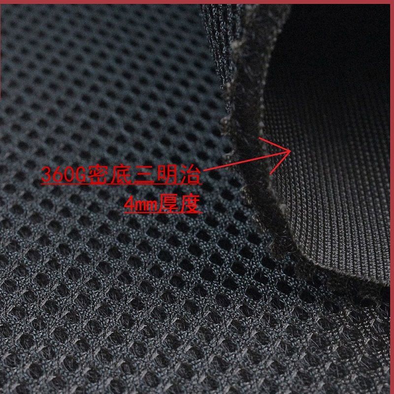 Tela de Malla Sándwich 3D de PVC Transpirable y Elástica para Mochilas y Asientos de Auto image 3