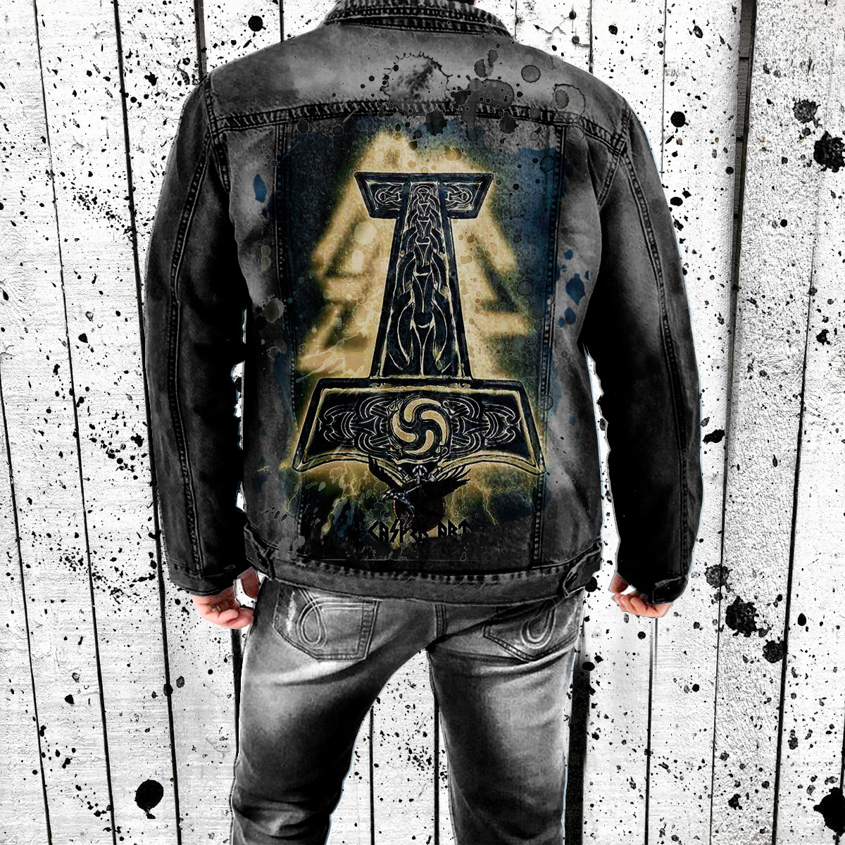 Veste en jean ample et décontractée pour homme, vêtement d'hiver, nouvelle collection, 2215_voghion.com