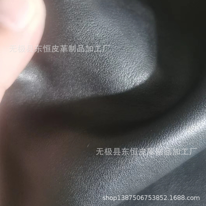 河北工厂黄牛皮 头层鞋面 真皮鞋面2号纹纳帕纹 箱鞋革  A级货