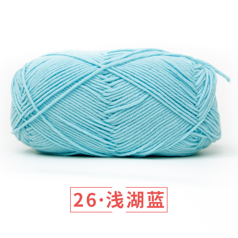 Xuefeier 5 ストランドミルクコットンウールかわいい人形 5 ストランドコーマ綿糸卸売手織り diy 帽子ヘアピン|undefined