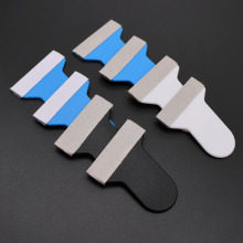 手表贴膜小刮卡手环水凝膜软膜塑料刮板包布防刮花气泡迷你推板