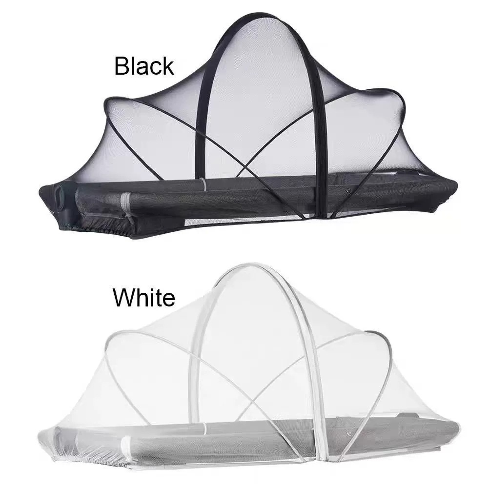 Mosquiteros para bebés Cama de cuna plegable Cama de bebés Tent Zipper Mosquito Cover Baby