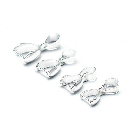 DIY jewelry accessories alloy melon seed buckle silver-plated pendant clip buckle connection buckle jewelry pendant accessories manufacturer wholesale