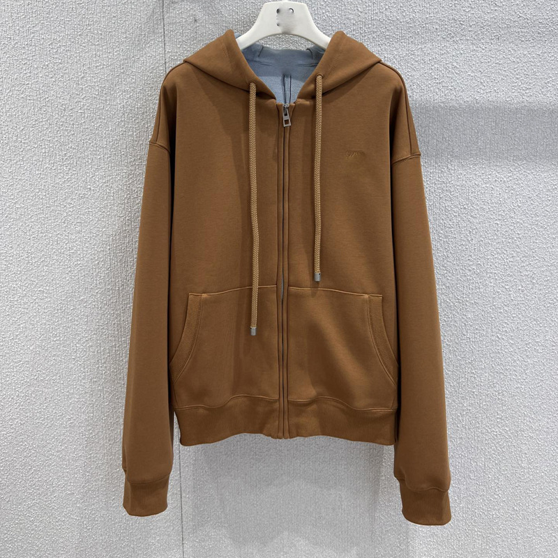 拼色连帽拉链卫衣外套 休闲中性风宽松百搭长袖开衫早秋 ZW63568|undefined