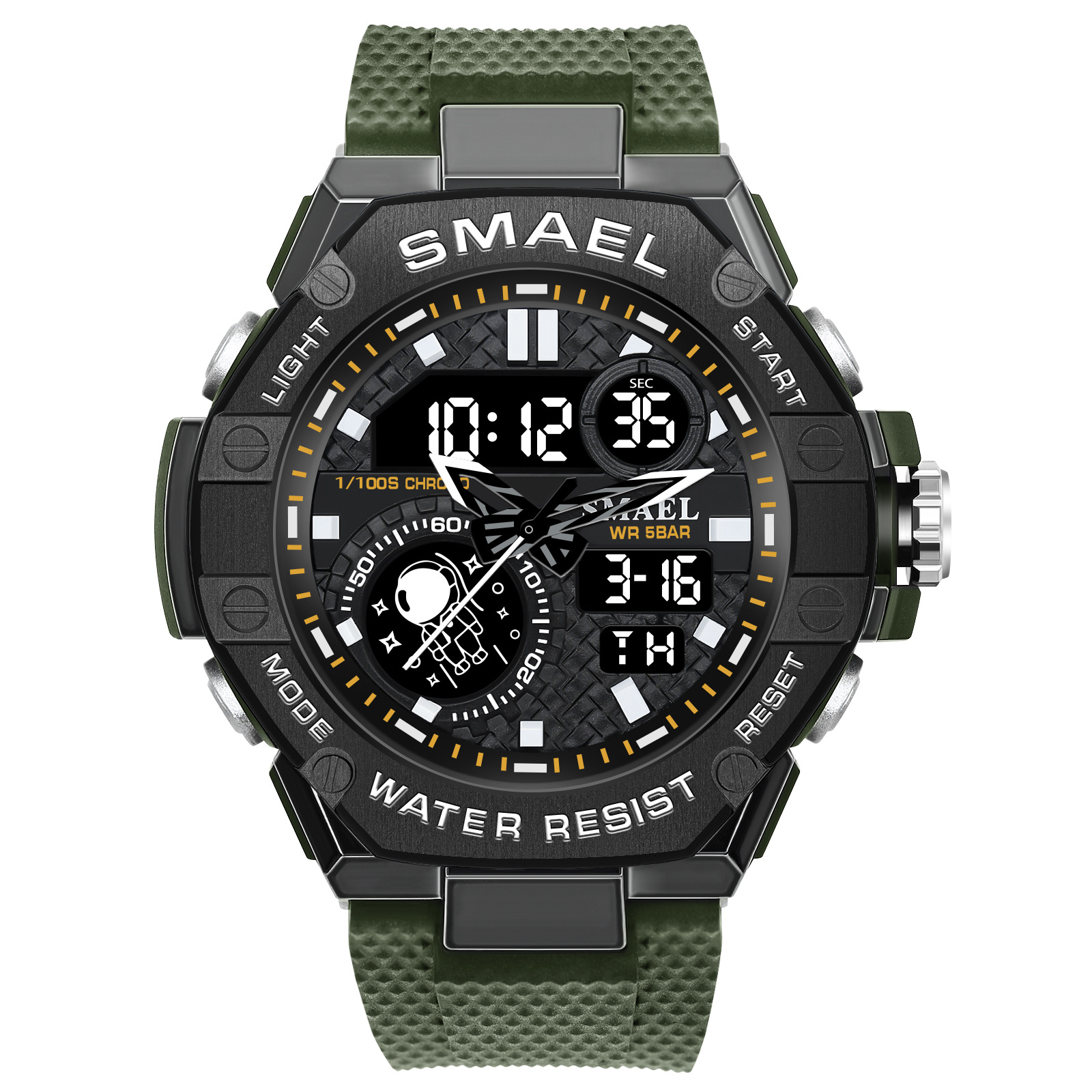 SMAEL Smale Venta caliente reloj de los hombres deportes al aire libre cronómetro electrónico cronómetro multifunción reloj deportivo 8068