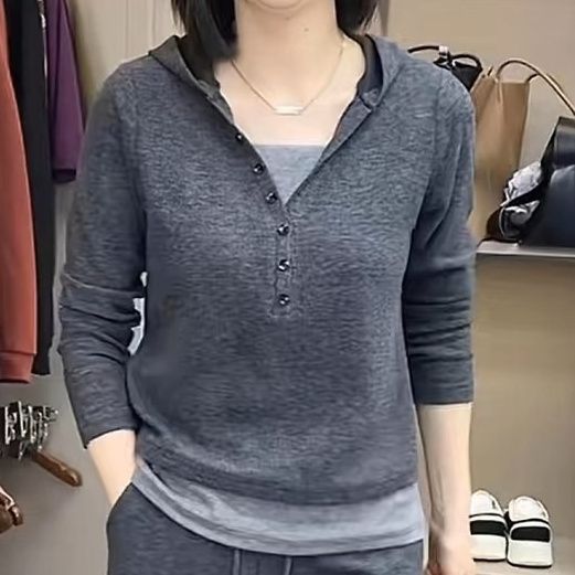 套装小众春秋2025百搭卫衣时尚韩版新款装女洋气休闲假两件套女装|undefined
