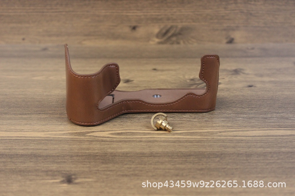 (2개) 후지 XH2S 카메라 가방 보호 커버 레이어 가죽 베이스 하프 세트 어깨 가방 퀵 핏 하프 세트