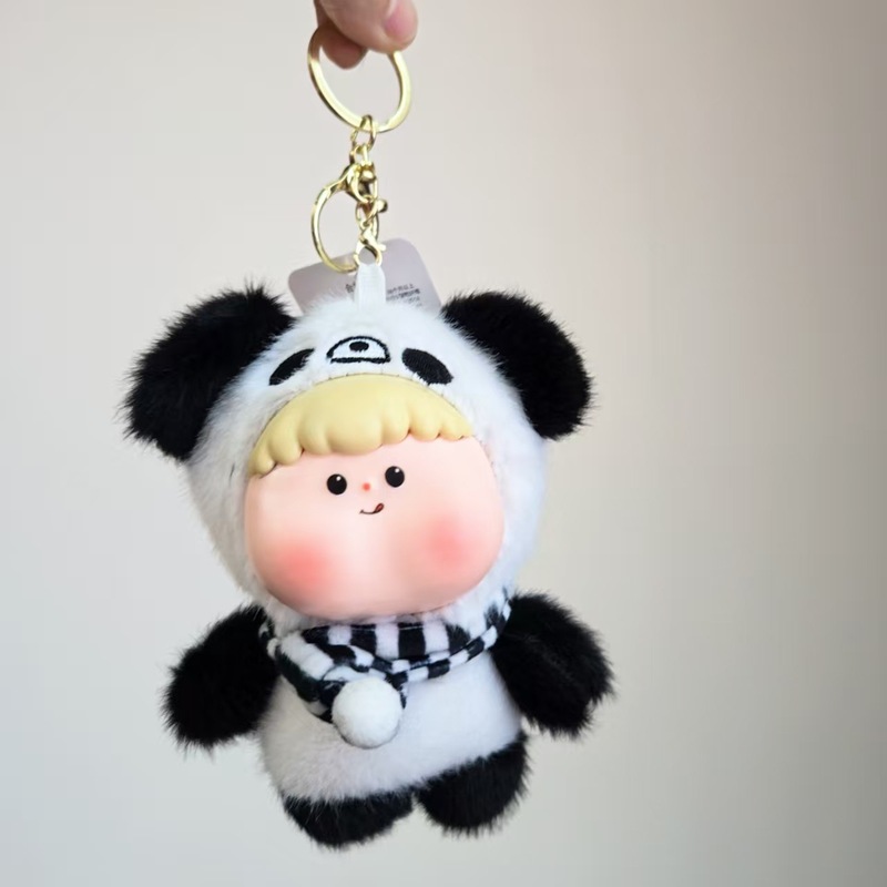 搪胶娃娃毛绒公仔挂件卡通搪胶脸娃娃包包挂饰钥匙扣玩偶毛绒公仔|undefined
