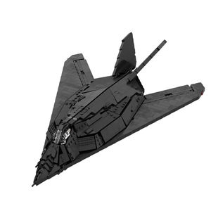 Moc: C7765 F-117 Night Hawk Aircraft Model 1134 Particle Number Christmas Gift