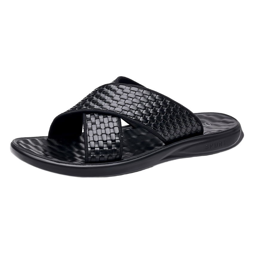 2023 zapatos de playa de verano de los hombres al aire libre Zapatillas vietnamitas sandalias de hombre suela de masaje antideslizante zapatos de hombre de moda al por mayor