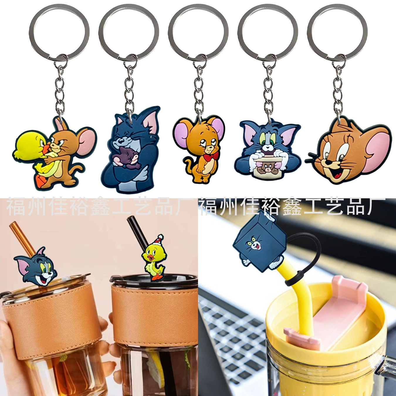 TOMJERRY кот и мышь, пряжки для сабо, DIY мультяшные цветочные украшения для сабо (кроксов), декоративные аксессуары